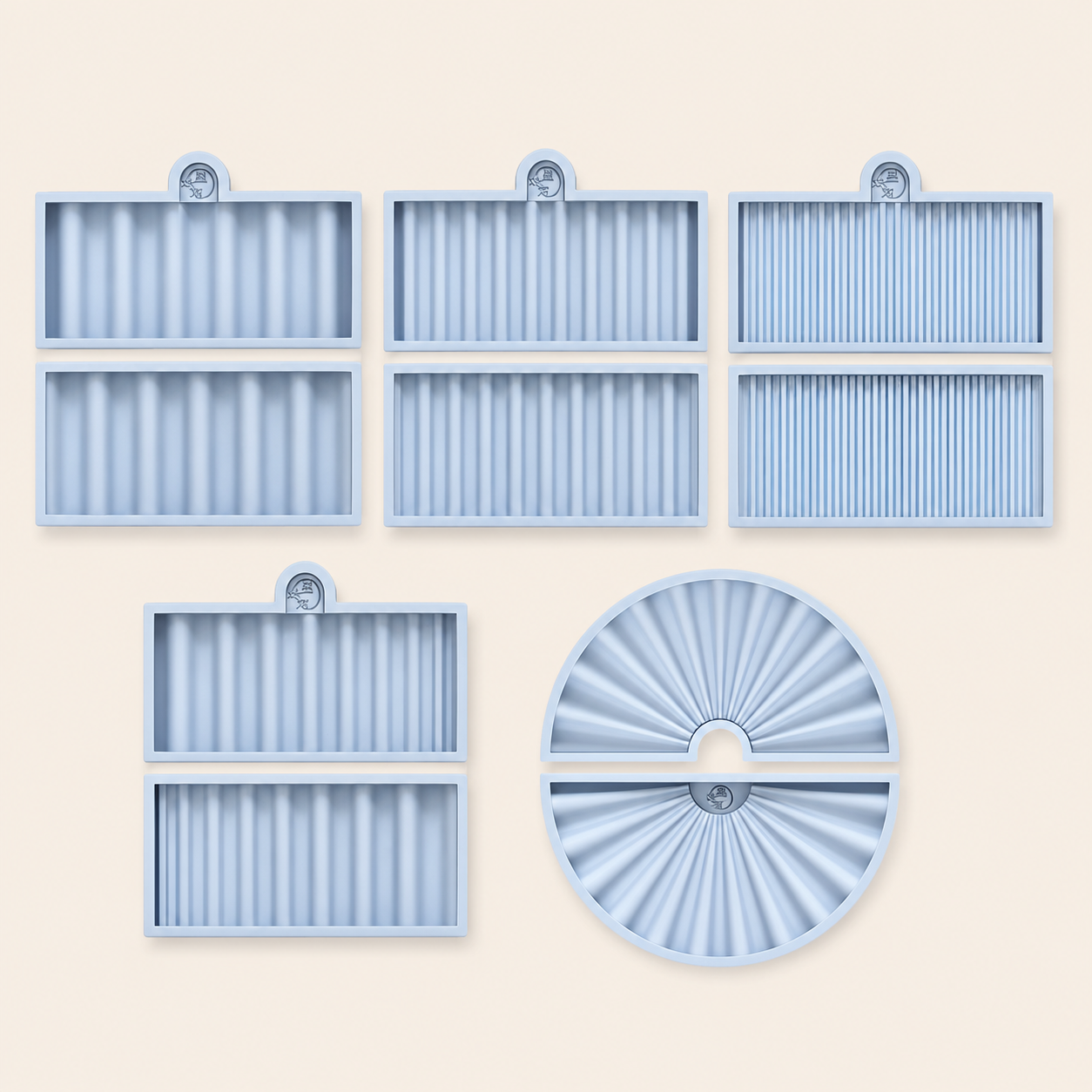 Wave Hem Lace Silicone Mold product photo