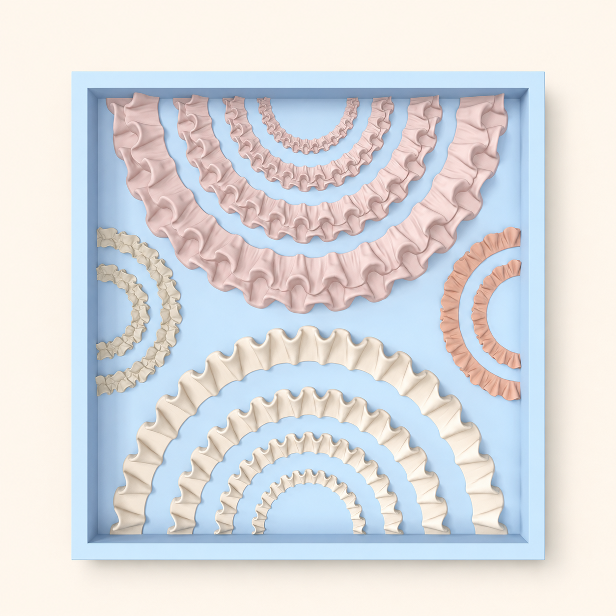 Curved Hem Lace Silicone Mold product photo