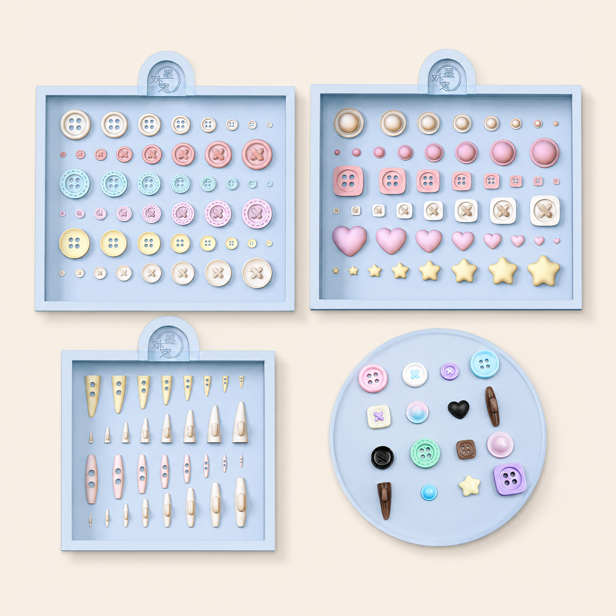 Button Shape Clay Mold product photo