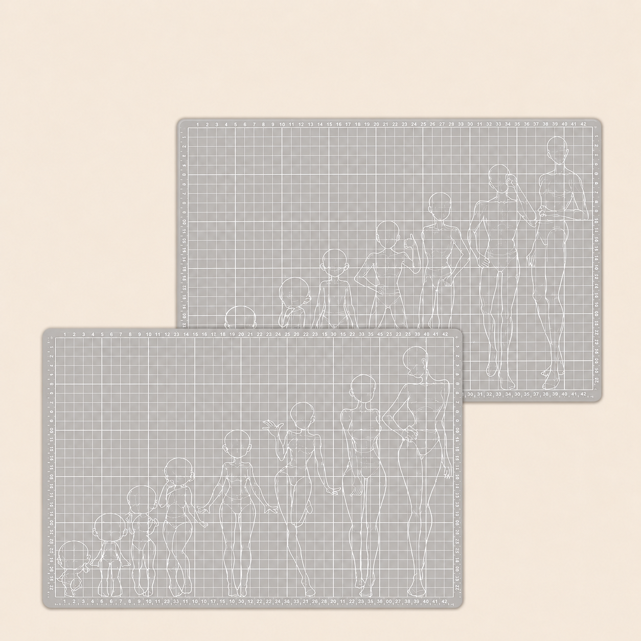 A3 Figure Proportion Cutting Mat product photo