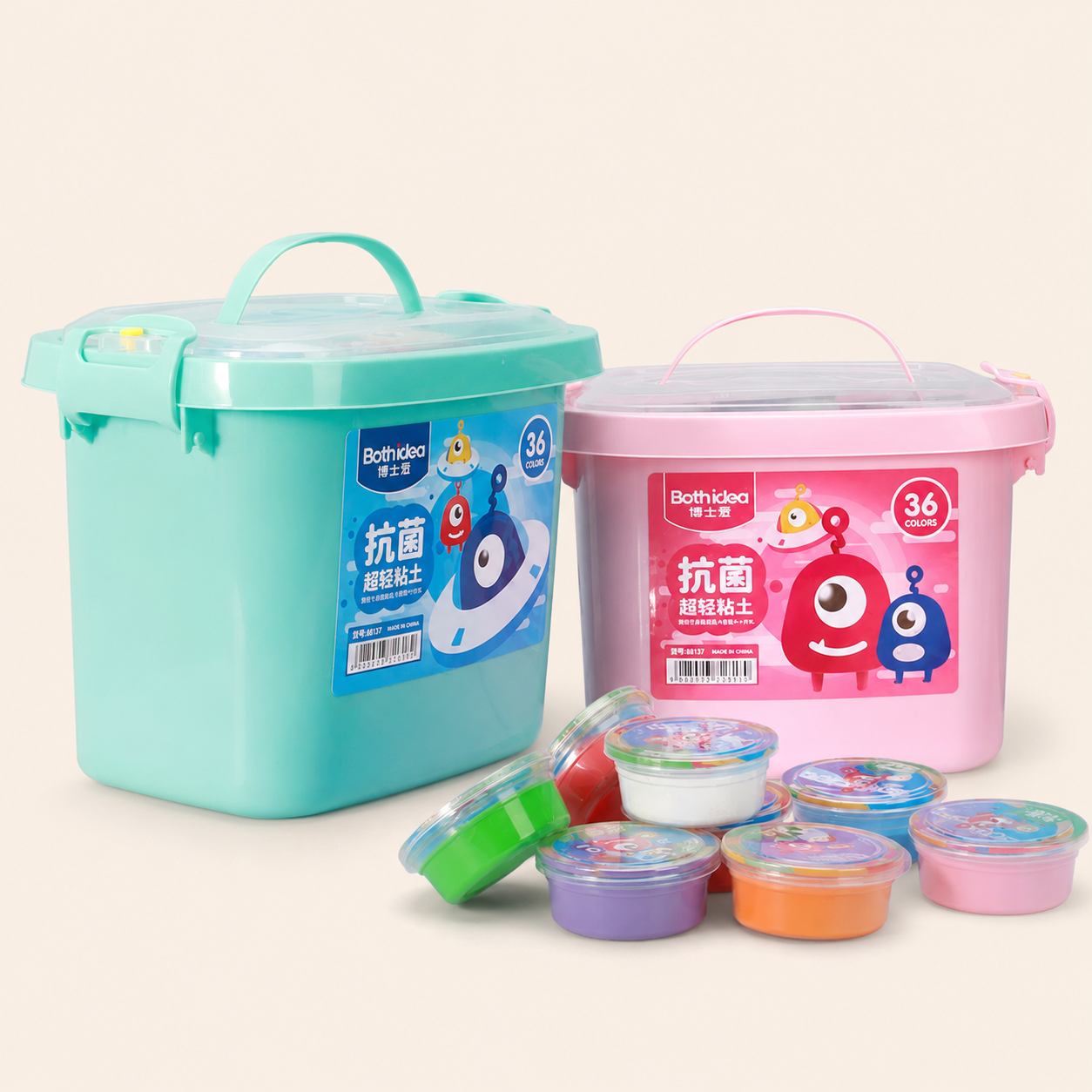 36 色抗菌风干黏土套装